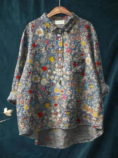 DONNA™ | BLOUSE À IMPRIMÉ FLORAL