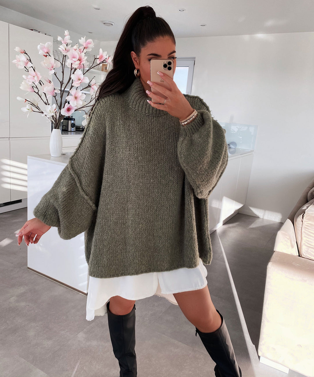 SKYLAR™ | TRICOT À COL ROND RELAXÉ