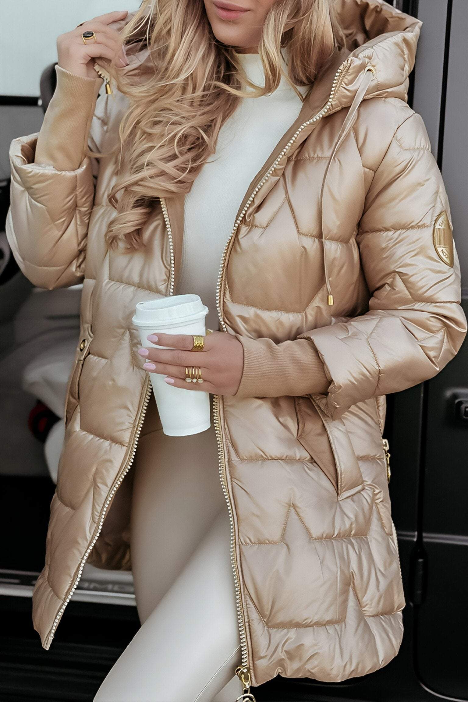 ASTRID™ | MANTEAU D'AUTOMNE CHAUD EN MÊLAGE DE COTON