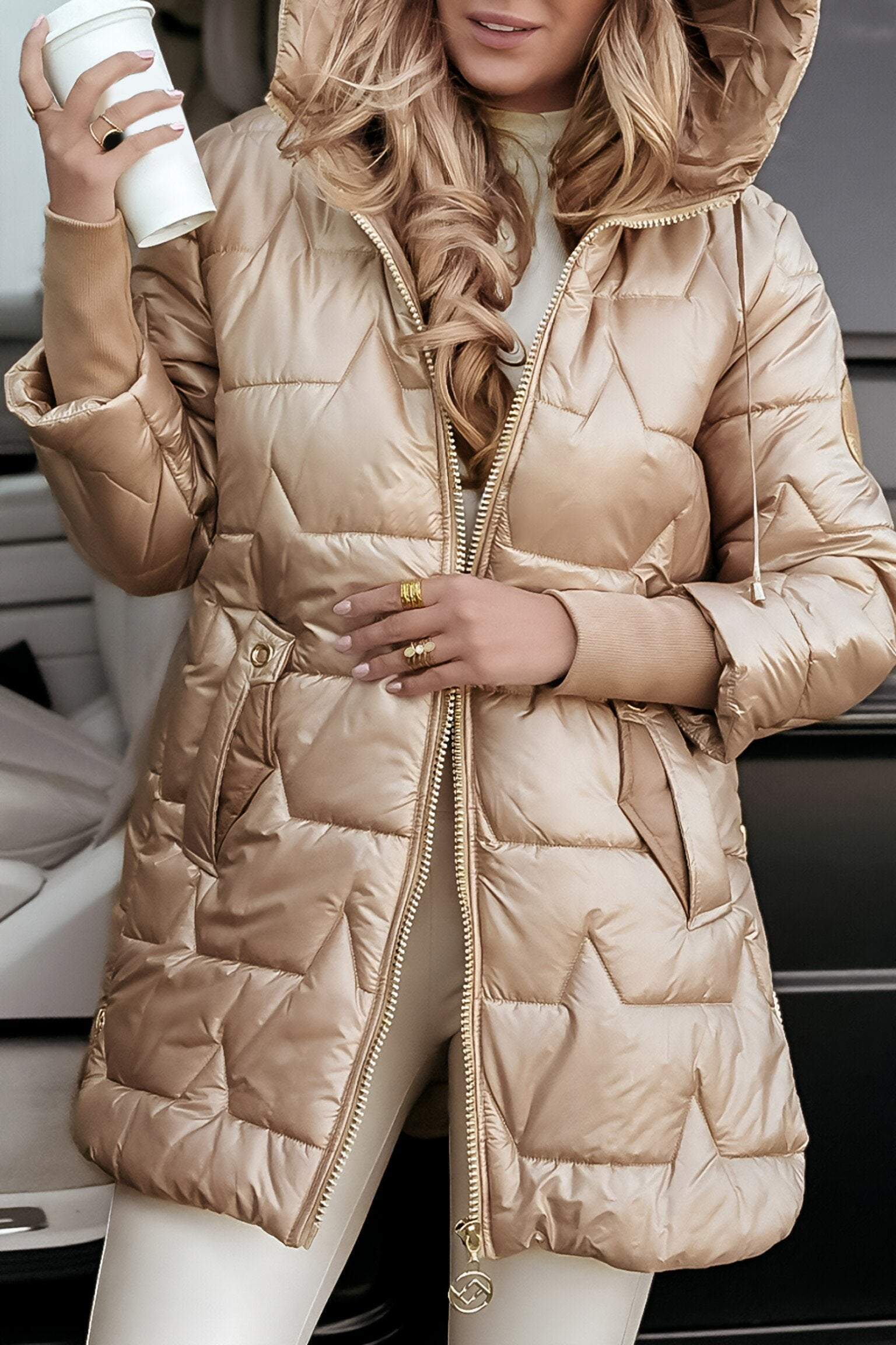 ASTRID™ | MANTEAU D'AUTOMNE CHAUD EN MÊLAGE DE COTON