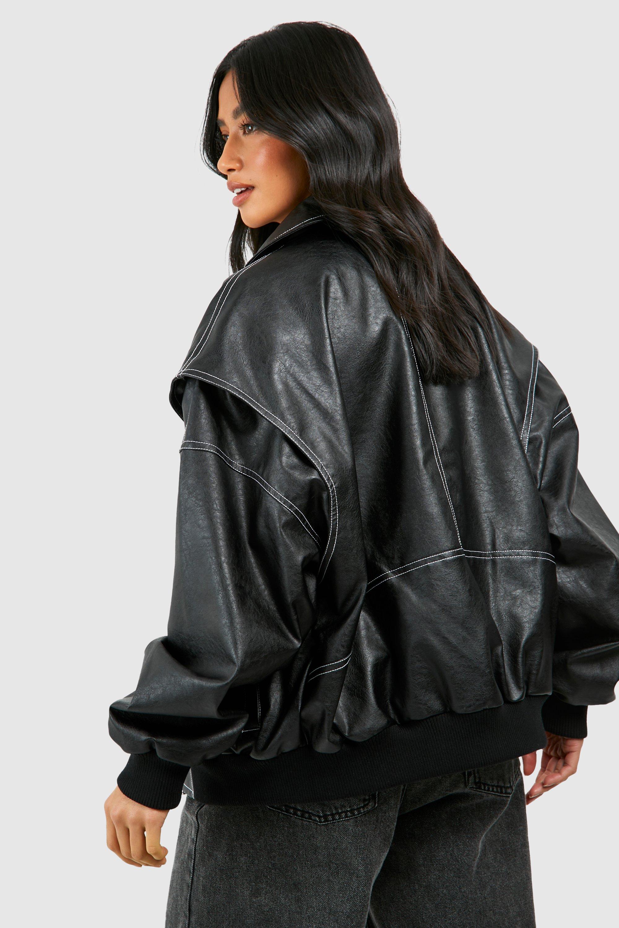 EMMA™ | BOMBER EN CUIR TENDANCE