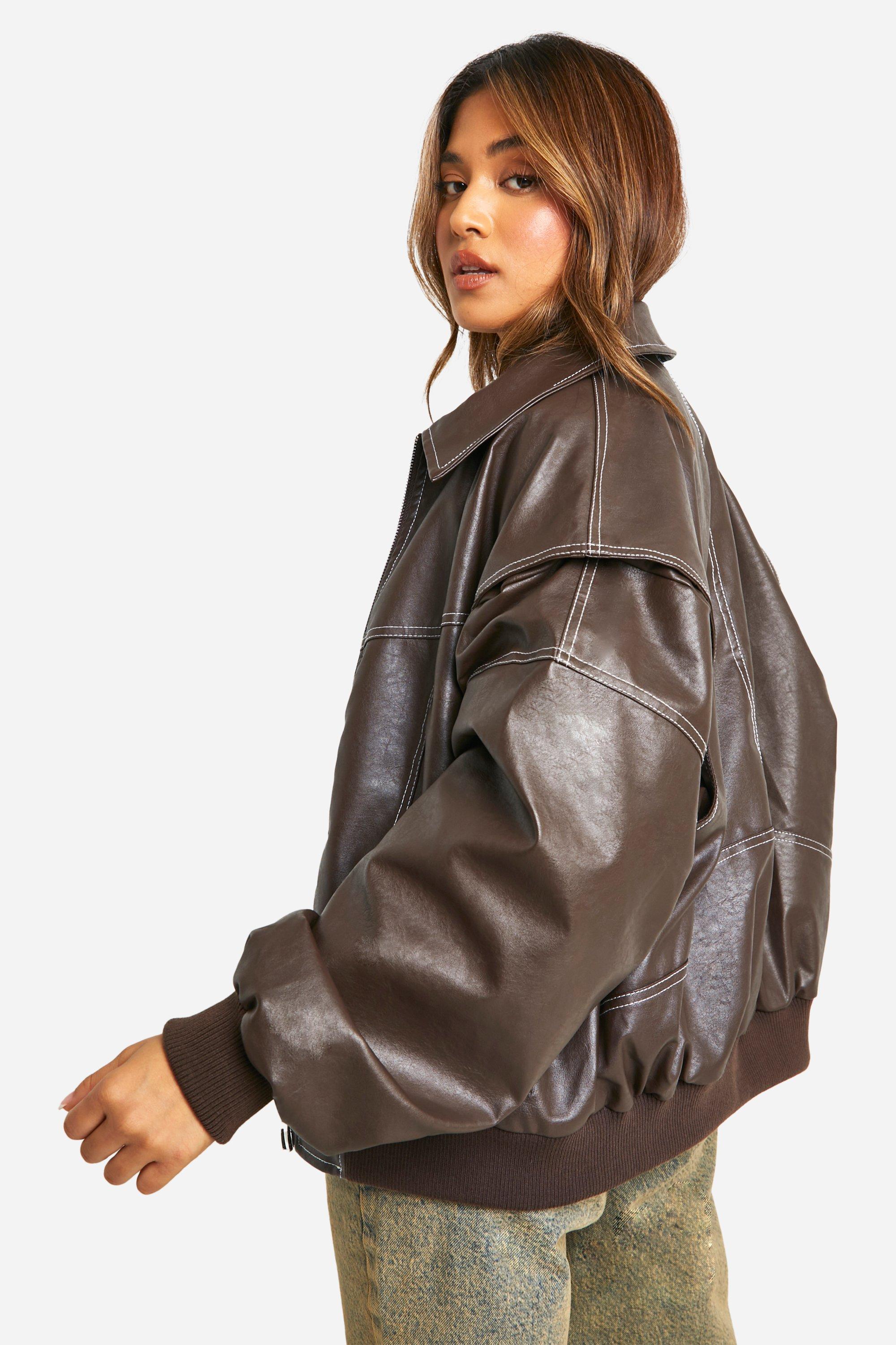 EMMA™ | BOMBER EN CUIR TENDANCE