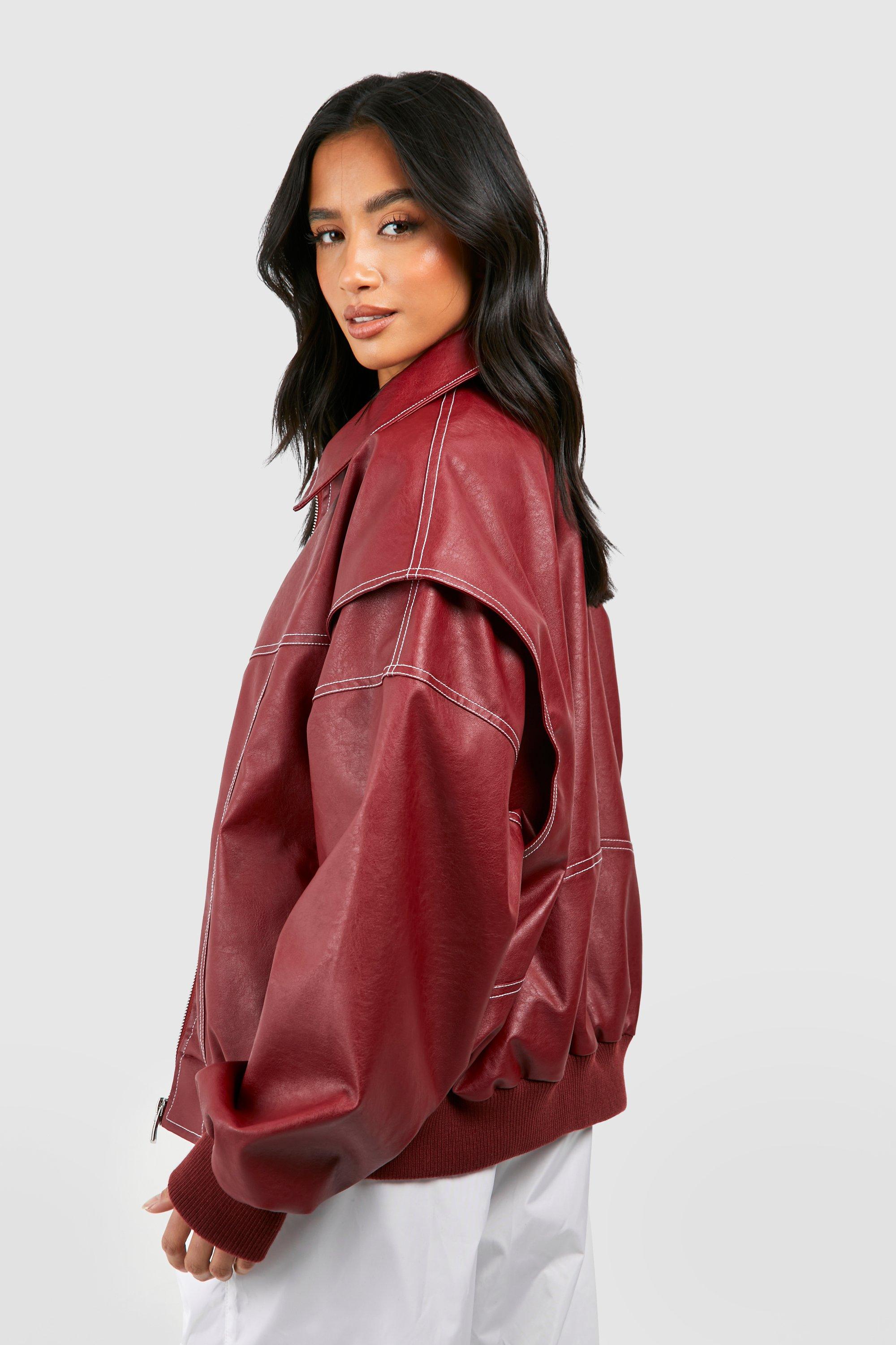 EMMA™ | BOMBER EN CUIR TENDANCE