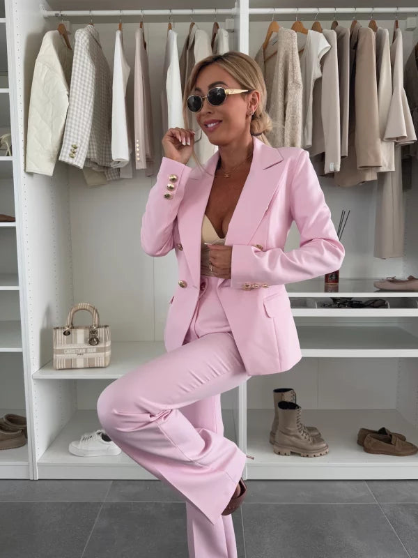Le Charme™ | Juliette - Ensemble Blazer Et Pantalon
