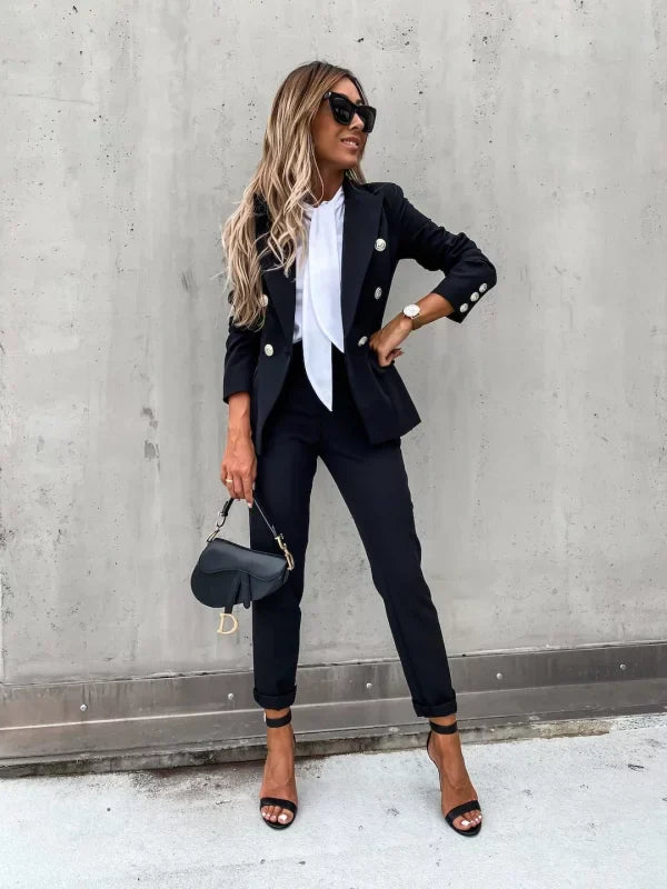Le Charme™ | Juliette - Ensemble Blazer Et Pantalon