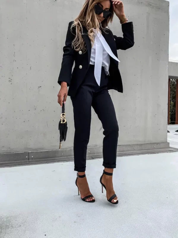 Le Charme™ | Juliette - Ensemble Blazer Et Pantalon