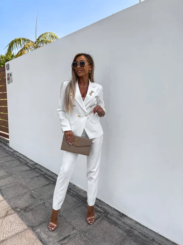Le Charme™ | Juliette - Ensemble Blazer Et Pantalon
