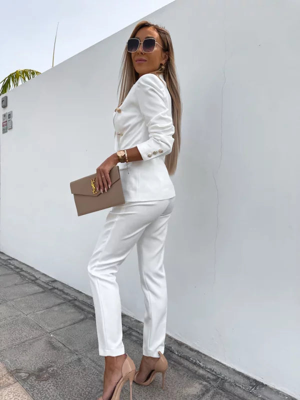 Le Charme™ | Juliette - Ensemble Blazer Et Pantalon