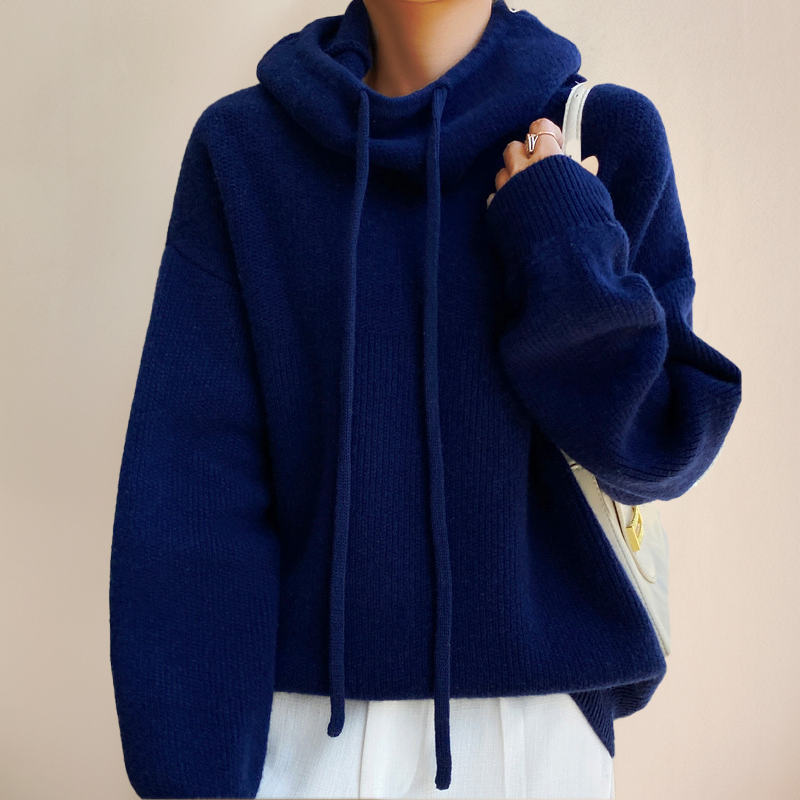 CHARLOTTE™ | TRICOT ÉLÉGANT AVEC COL EN LAINE MÉRINOS