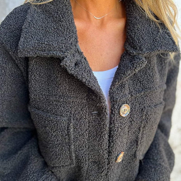 DION™ | VESTE COURTE EN LAINE