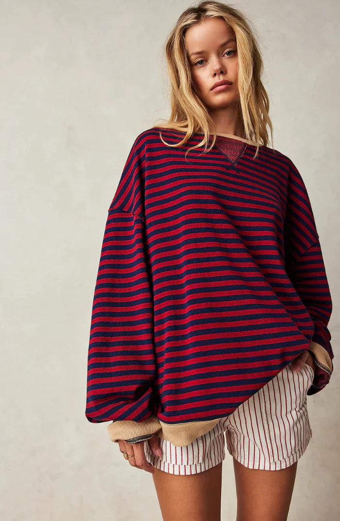 MANA™ | PULLOVER OVERSIZE RAYÉ