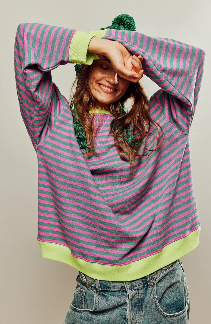 MANA™ | PULLOVER OVERSIZE RAYÉ