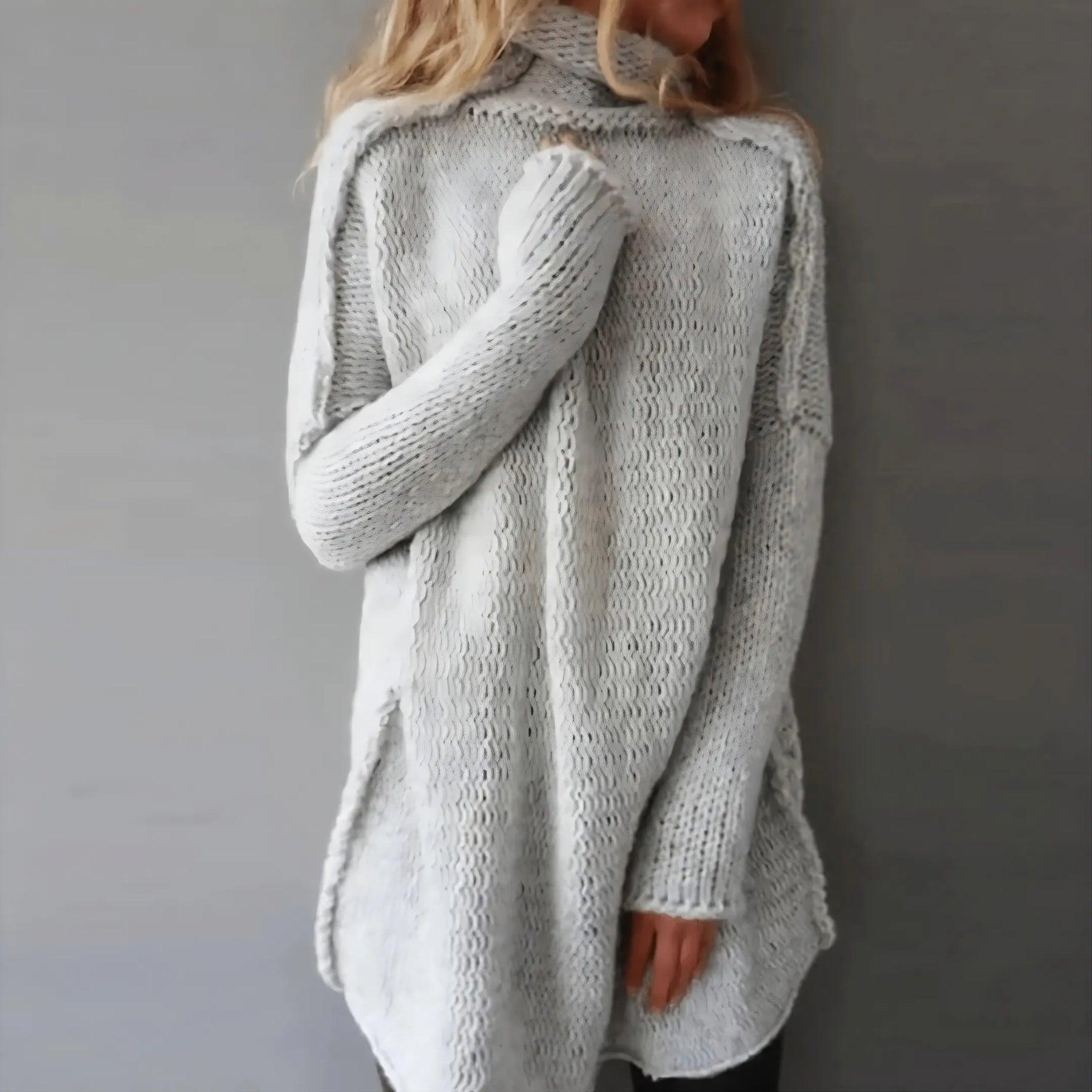FIORELLA™ | PULLOVER FAIT MAIN AVEC DESIGN EN TRESSE