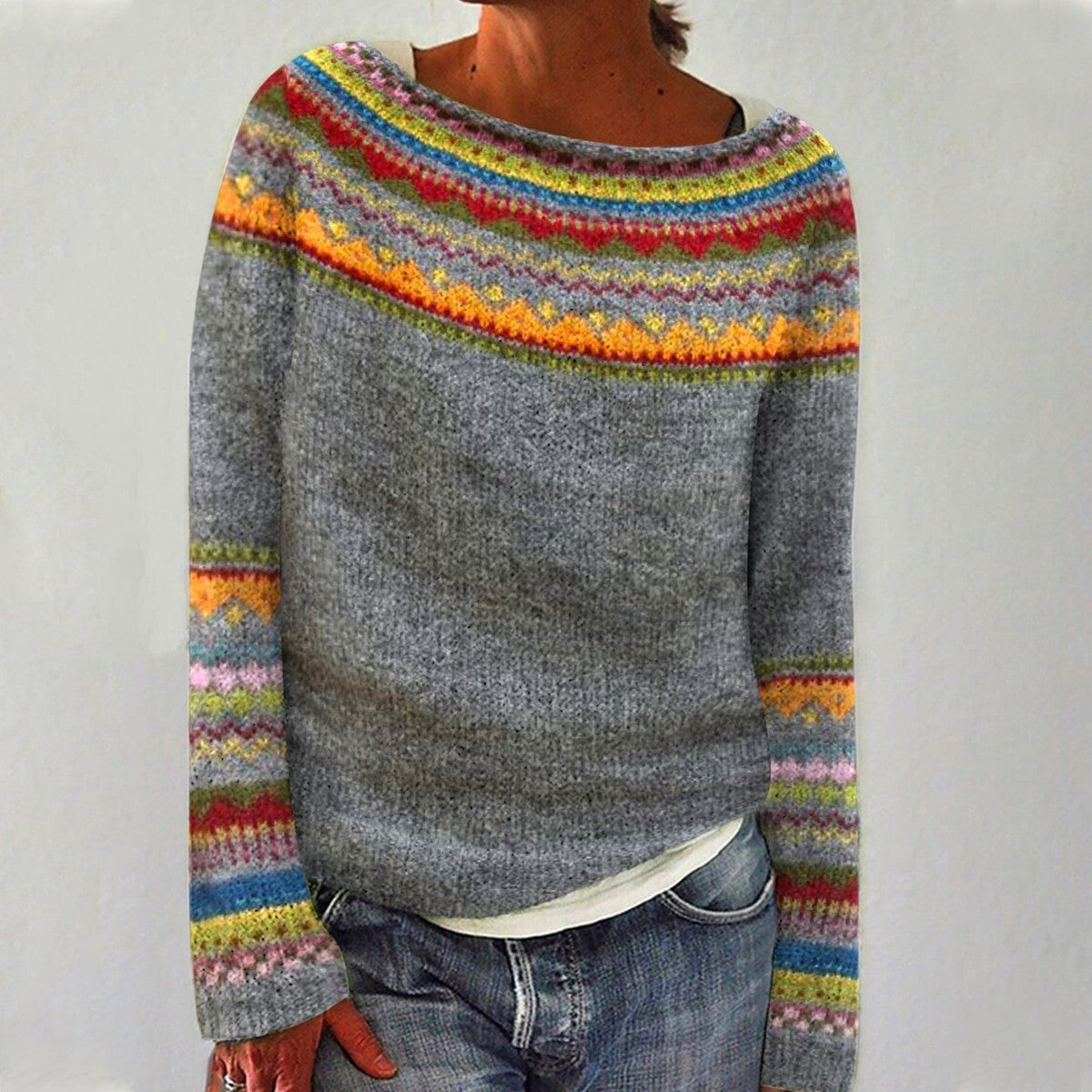 SILVIA™ | SWEATER RÉTRO D'AUTOMNE