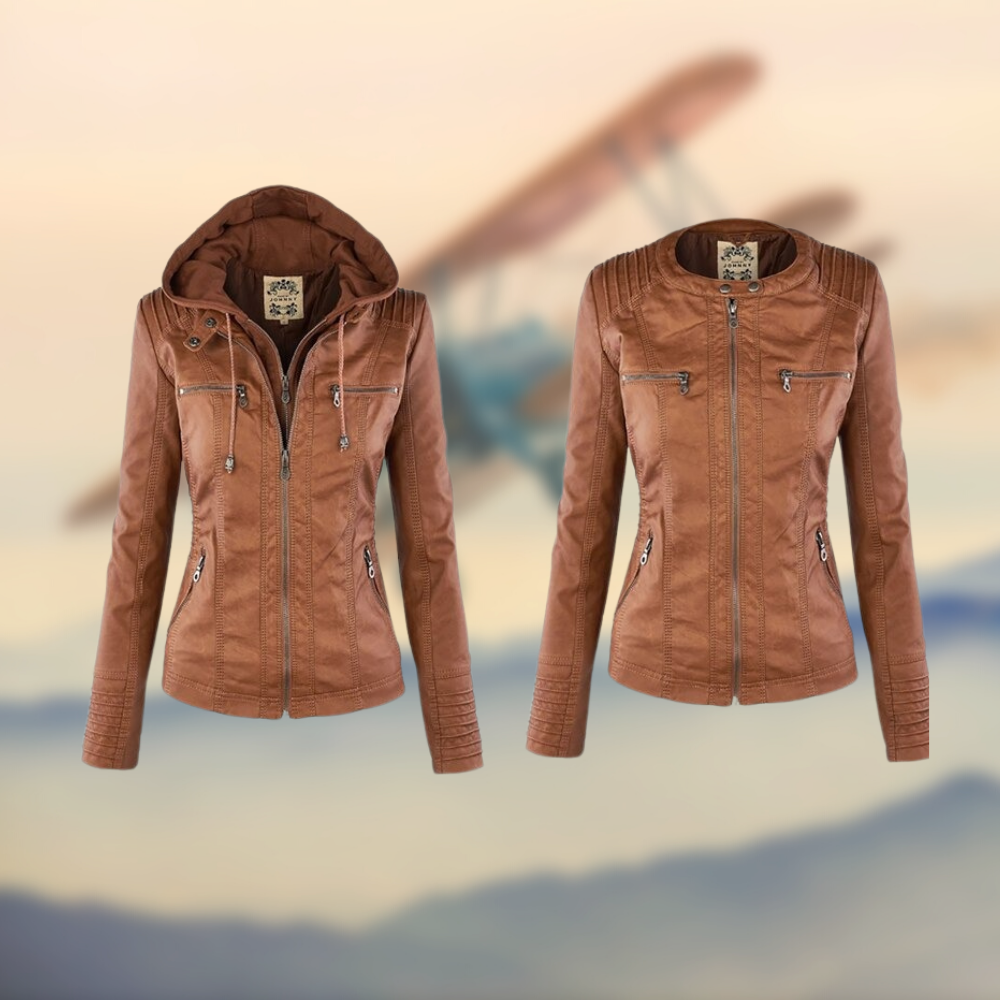 KAROLINA™ | VESTE EN CUIR ÉLÉGANTE ET UNIQUE