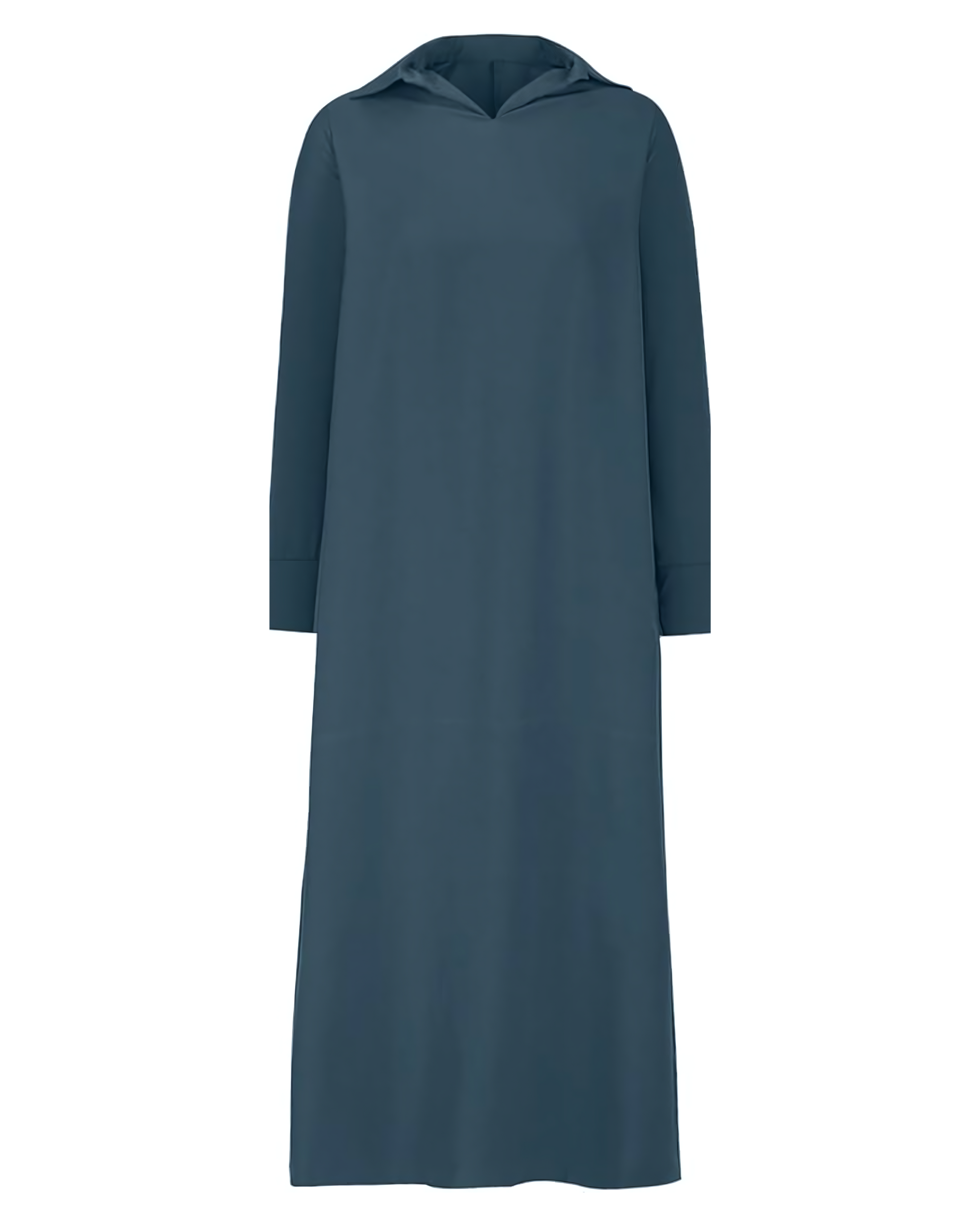 EVA™ | ROBE AMPLE LANGE AVEC REVER ET FENTE LATÉRALE
