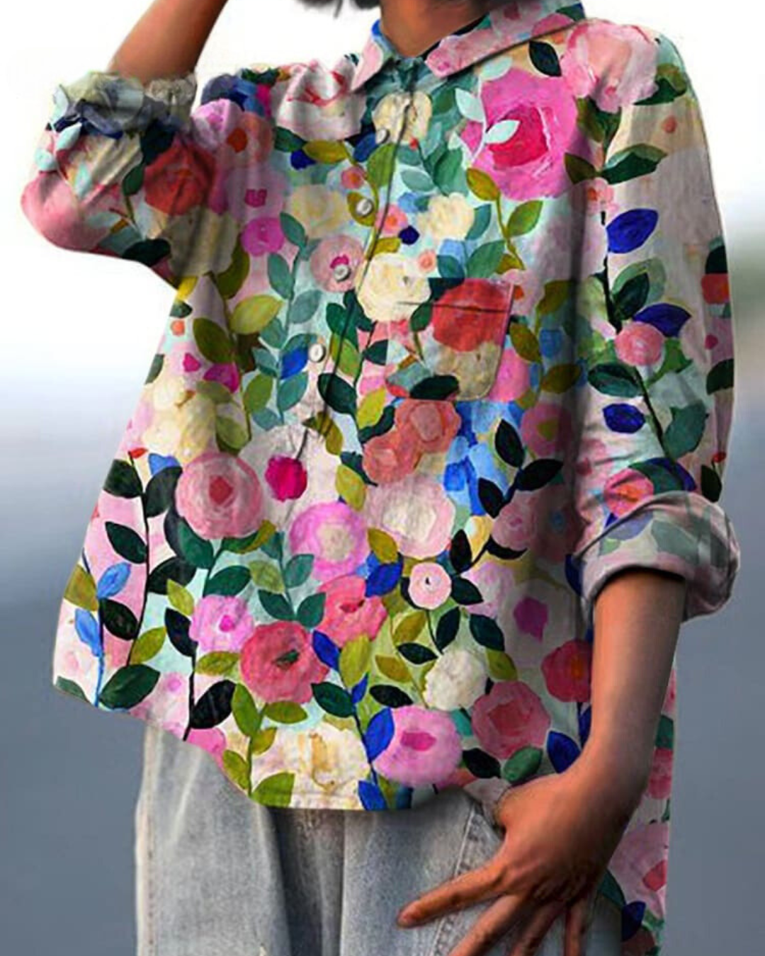 DONNA™ | BLOUSE À IMPRIMÉ FLORAL