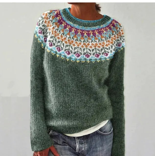 SILVIA™ | SWEATER RÉTRO D'AUTOMNE