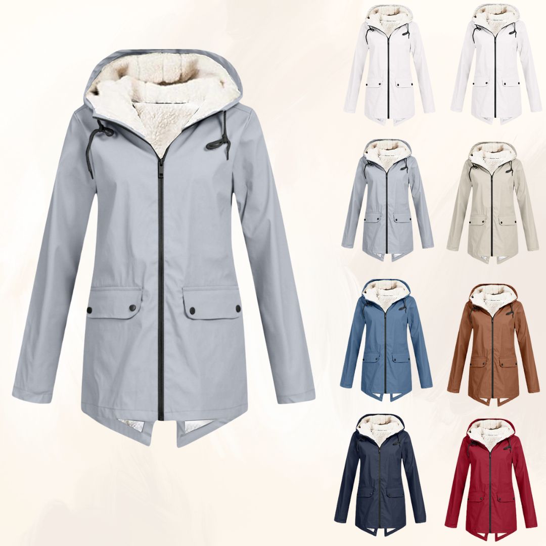PATRICIA™ | MANTEAU D'HIVER IMPERMÉABLE AVEC REMPLISSAGE EN FOURRURE DOUCE