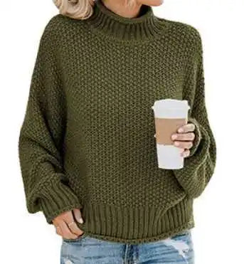 Femke™ | Pull en Col Roulé Tricoté