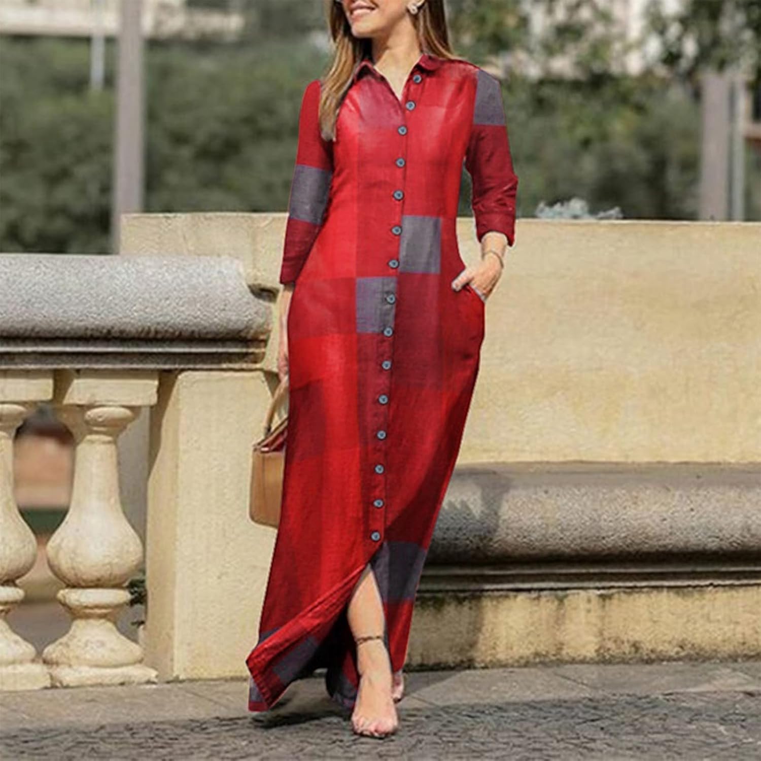 Maison Regal™ | Robe Chemise Élégance Chromatique