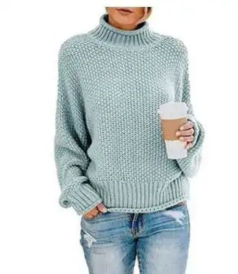 Femke™ | Pull en Col Roulé Tricoté