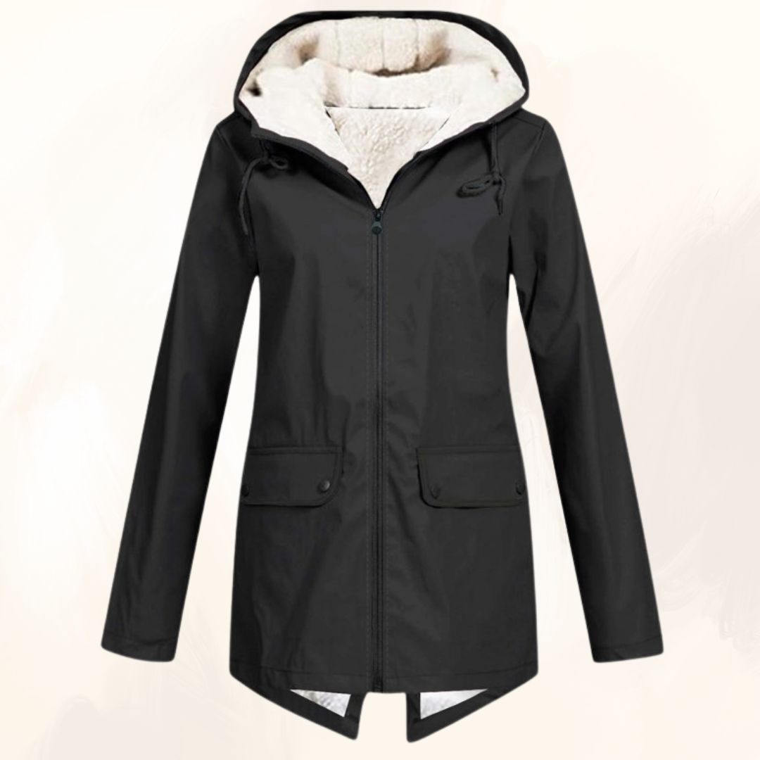PATRICIA™ | MANTEAU D'HIVER IMPERMÉABLE AVEC REMPLISSAGE EN FOURRURE DOUCE