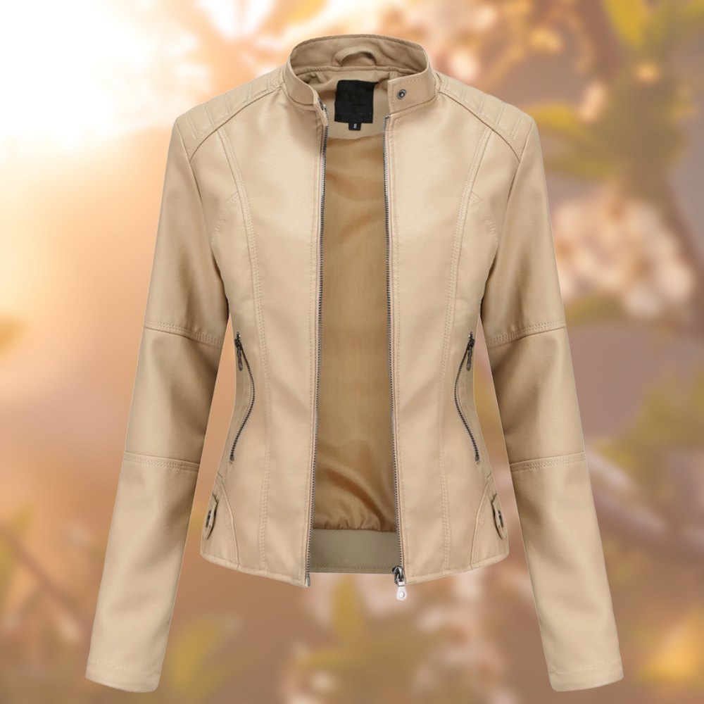 GAIA™ - VESTE EN CUIR LUXUEUSE POUR FEMMES