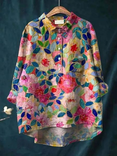 DONNA™ | BLOUSE À IMPRIMÉ FLORAL