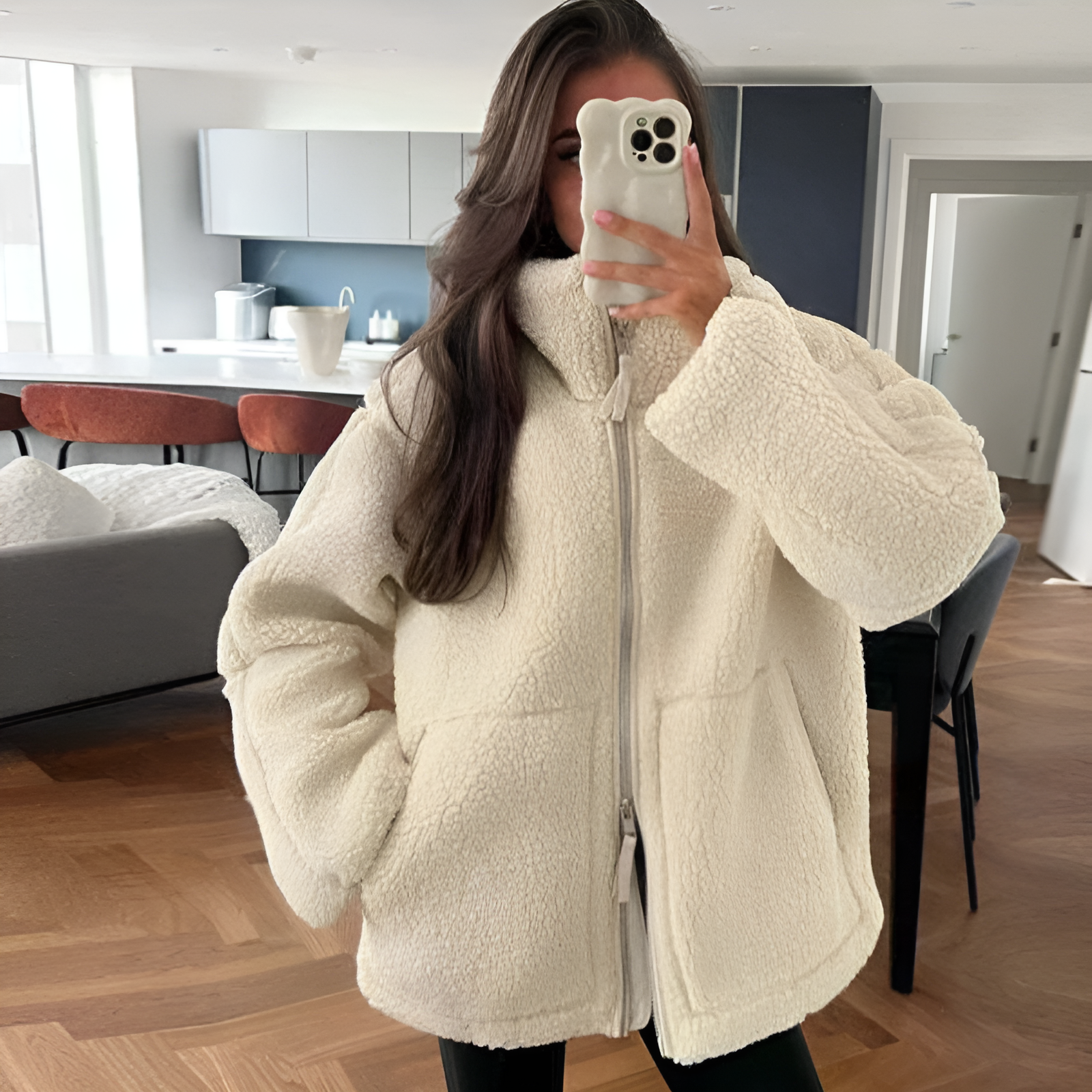 CAMILA™ | VESTE TEDDYFLEECE
