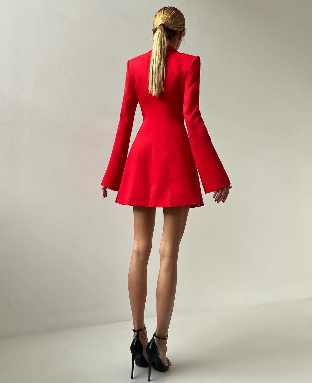 BRITNEY™ | ROBE COURTE AVEC LOOK DE BLAZER
