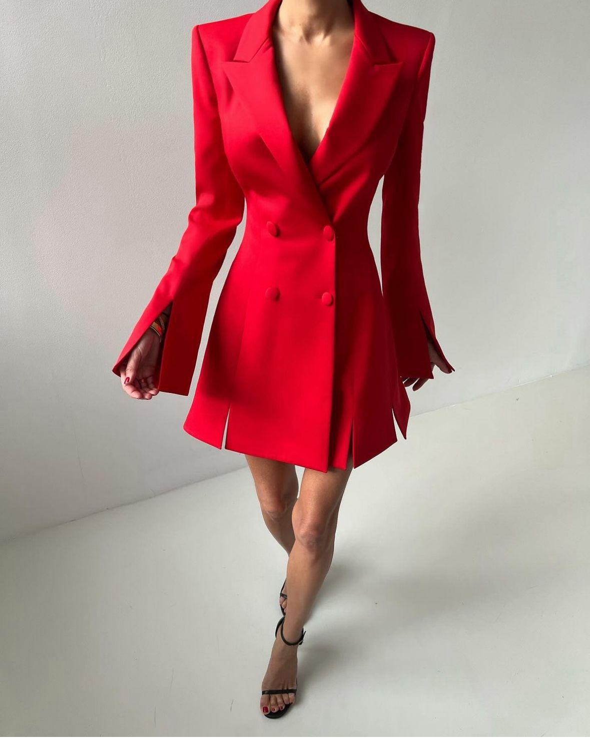 BRITNEY™ | ROBE COURTE AVEC LOOK DE BLAZER