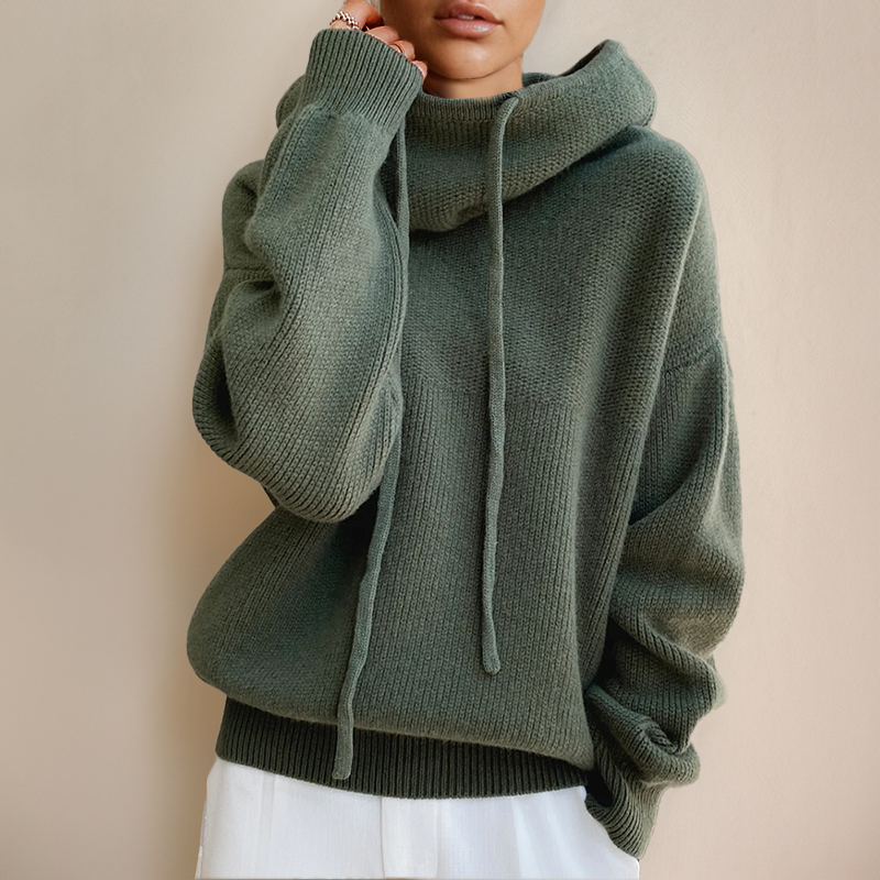 CHARLOTTE™ | TRICOT ÉLÉGANT AVEC COL EN LAINE MÉRINOS