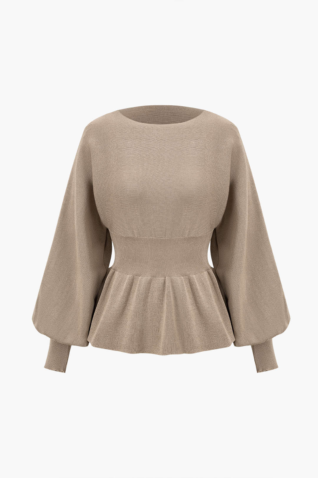 Le Charme™ | Ensemble Tricot : Haut à Manches Gigot et Jupe