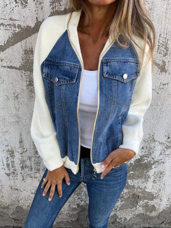 ISABELLA™ | VESTE ZIPPÉE CASUAL À COL EN V