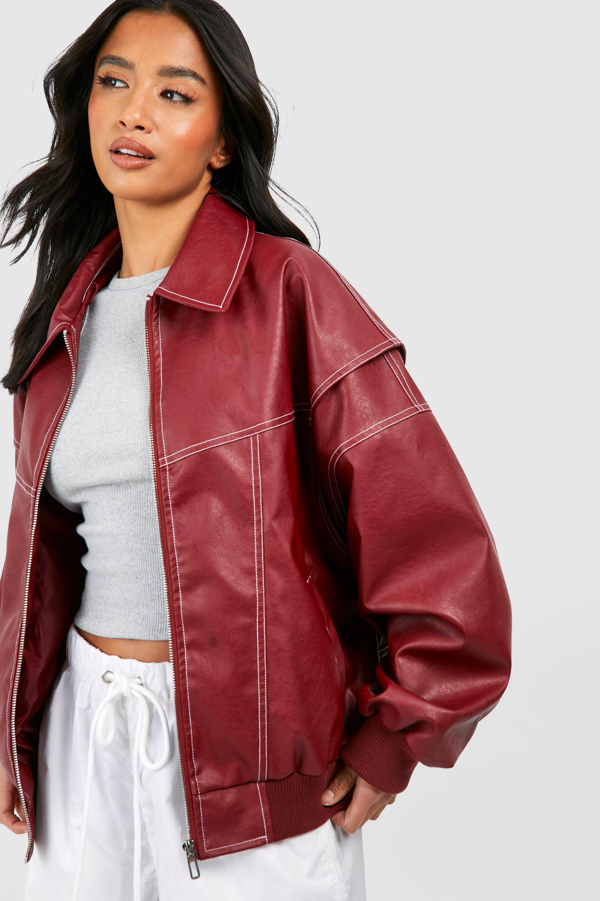 EMMA™ | BOMBER EN CUIR TENDANCE