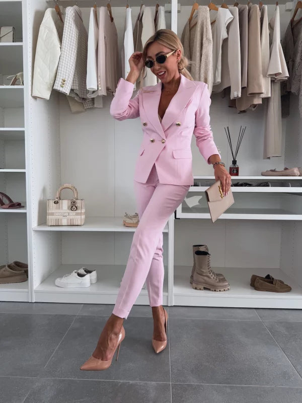 Le Charme™ | Juliette - Ensemble Blazer Et Pantalon