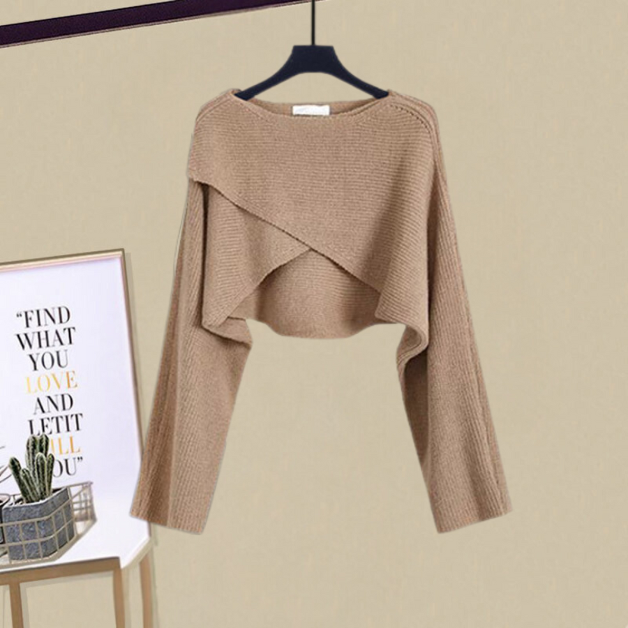 Le Charme™ | Ensemble de Robe Tricotée Élégante