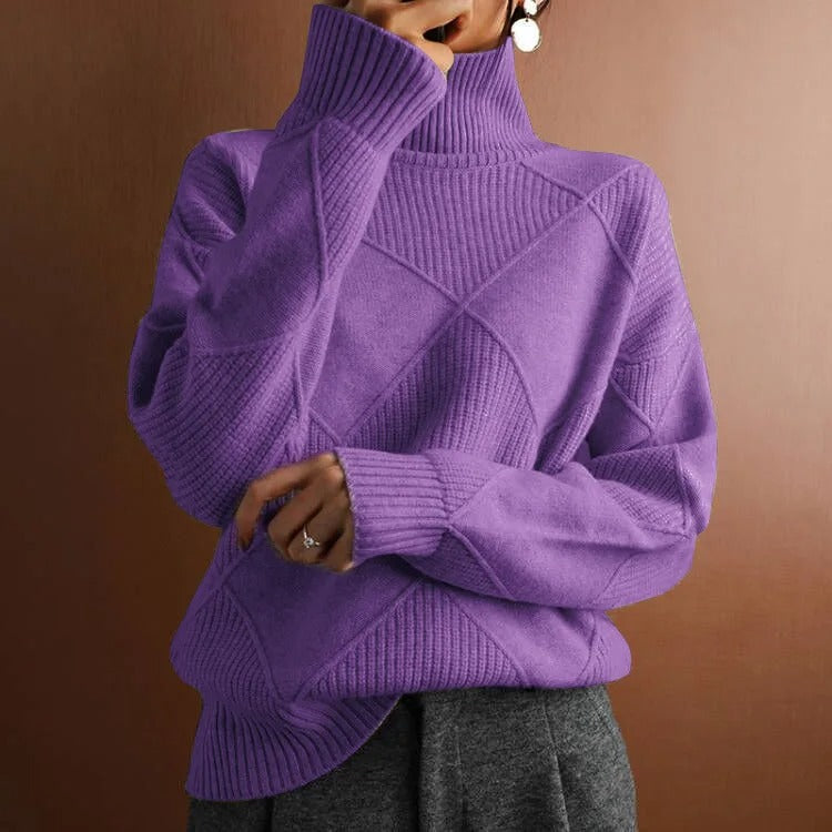Dominique™ | Pull col roulé confortable et stylé