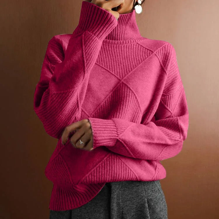 Dominique™ | Pull col roulé confortable et stylé