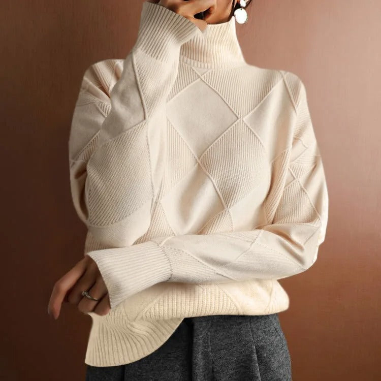 Dominique™ | Pull col roulé confortable et stylé