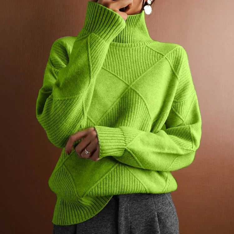 Dominique™ | Pull col roulé confortable et stylé